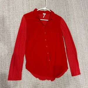 Splendid softest Red Shirt XS